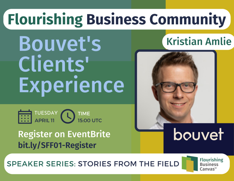Advert for Stories from the Field Speaker Series #01 - Bouvet's Client's Experience
